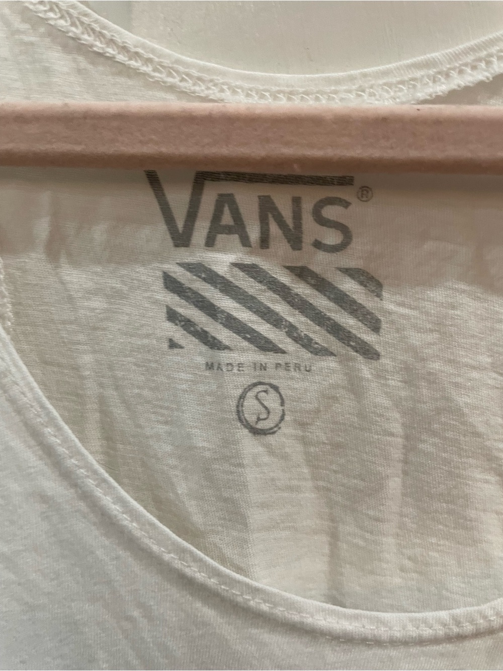 Vans Small White Racerback - Picture 2 of 4